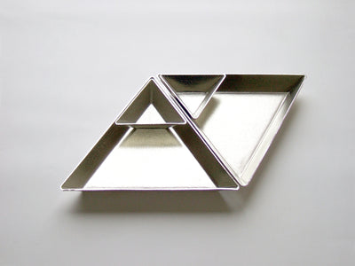 【三角形のテーブルウェア「トライ」】浅鉢（小）